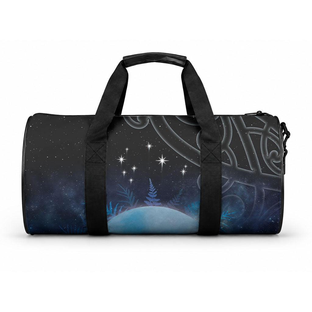 New Zealand Matariki Duffle Bag Pleiades Star Cluster Blue Galaxy LT05 One size Blue - Polynesian Pride