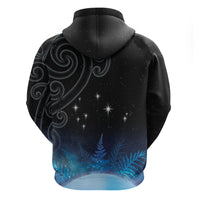 New Zealand Matariki Hoodie Pleiades Star Cluster Blue Galaxy
