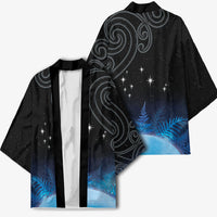 New Zealand Matariki Kimono Pleiades Star Cluster Blue Galaxy LT05 - Polynesian Pride