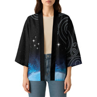 New Zealand Matariki Kimono Pleiades Star Cluster Blue Galaxy LT05 - Polynesian Pride