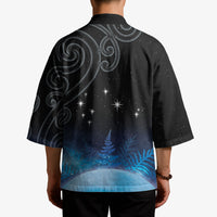 New Zealand Matariki Kimono Pleiades Star Cluster Blue Galaxy LT05 - Polynesian Pride