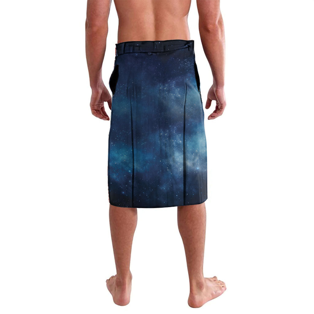 New Zealand Matariki Lavalava Pleiades Star Cluster Blue Galaxy