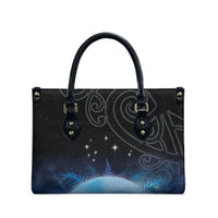 New Zealand Matariki Leather Bag Pleiades Star Cluster Blue Galaxy