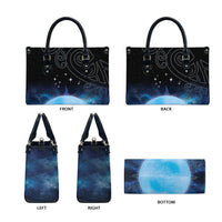 New Zealand Matariki Leather Bag Pleiades Star Cluster Blue Galaxy