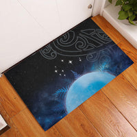New Zealand Matariki Rubber Doormat Pleiades Star Cluster Blue Galaxy LT05 - Polynesian Pride