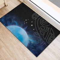 New Zealand Matariki Rubber Doormat Pleiades Star Cluster Blue Galaxy LT05 - Polynesian Pride