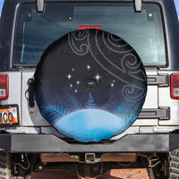 New Zealand Matariki Spare Tire Cover Pleiades Star Cluster Blue Galaxy LT05 Blue - Polynesian Pride