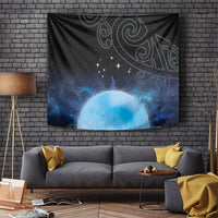 New Zealand Matariki Tapestry Pleiades Star Cluster Blue Galaxy LT05 Blue - Polynesian Pride