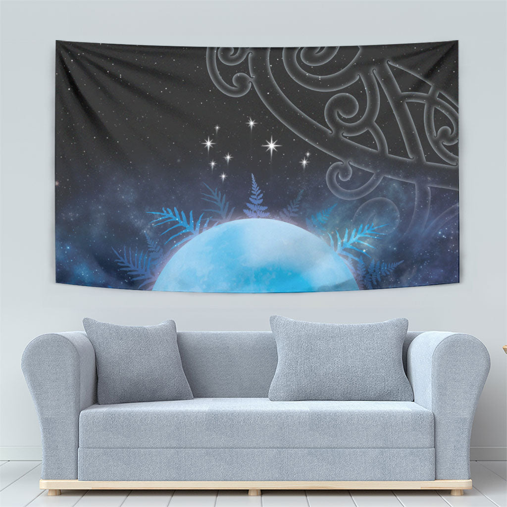 New Zealand Matariki Tapestry Pleiades Star Cluster Blue Galaxy LT05 - Polynesian Pride
