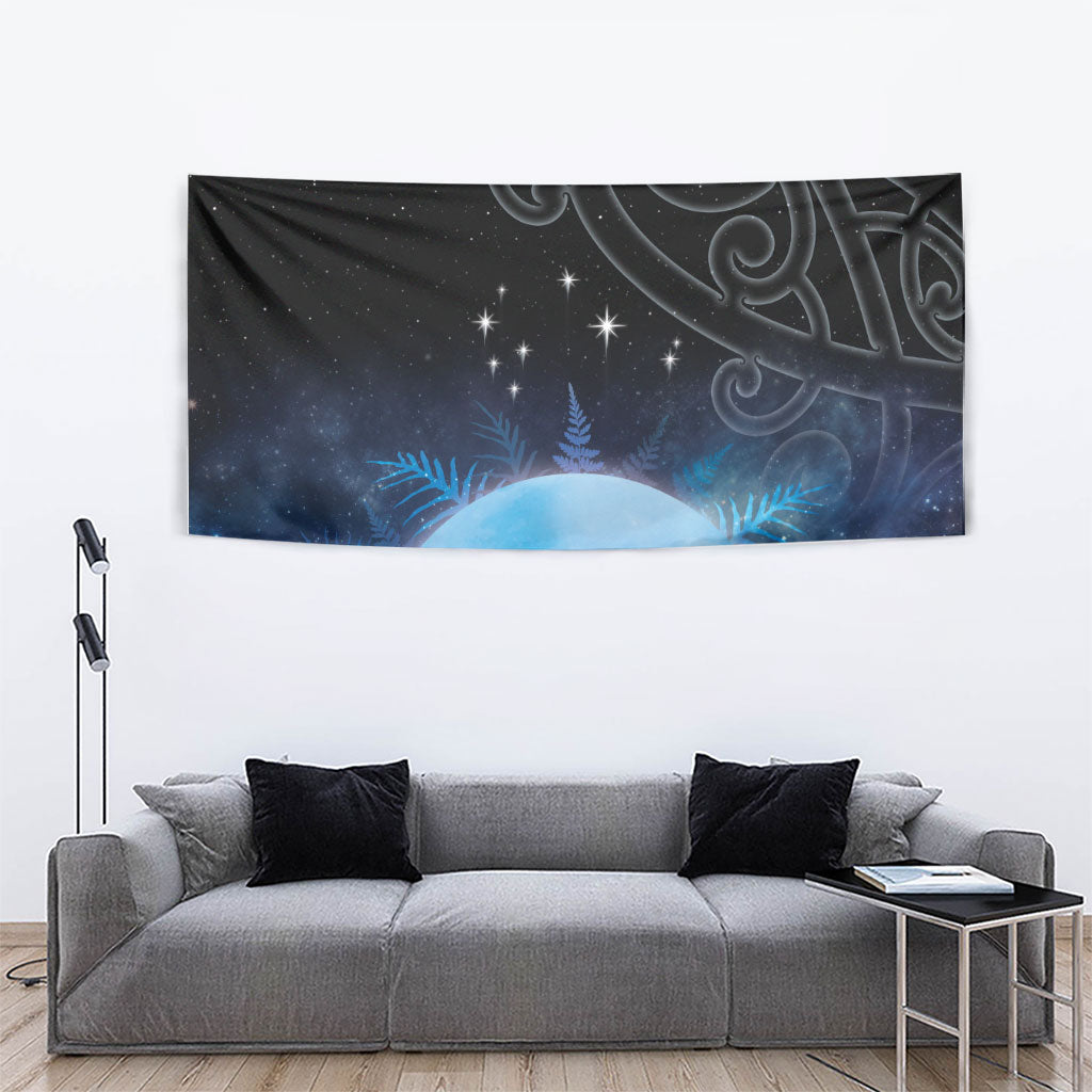 New Zealand Matariki Tapestry Pleiades Star Cluster Blue Galaxy LT05 - Polynesian Pride