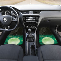 New Zealand Matariki Car Mats Pleiades Star Cluster Green Galaxy
