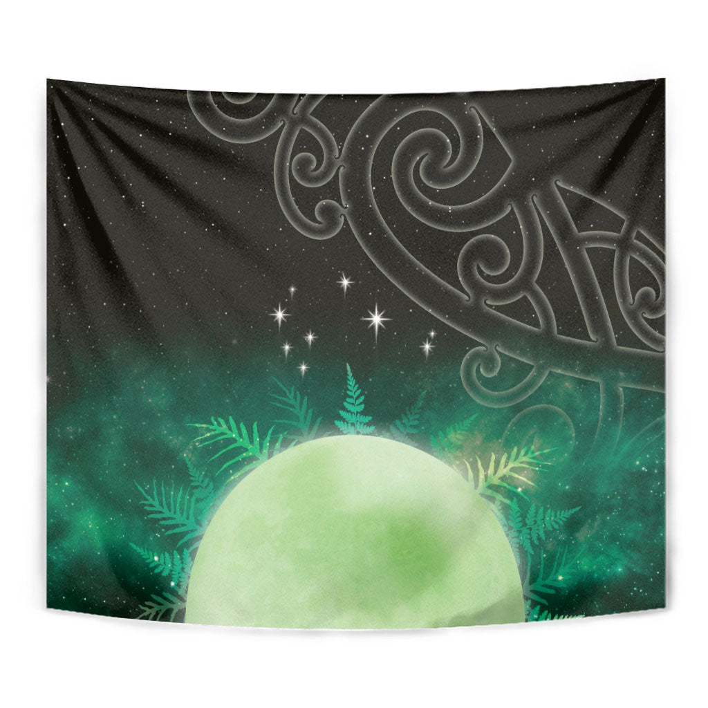 New Zealand Matariki Tapestry Pleiades Star Cluster Green Galaxy