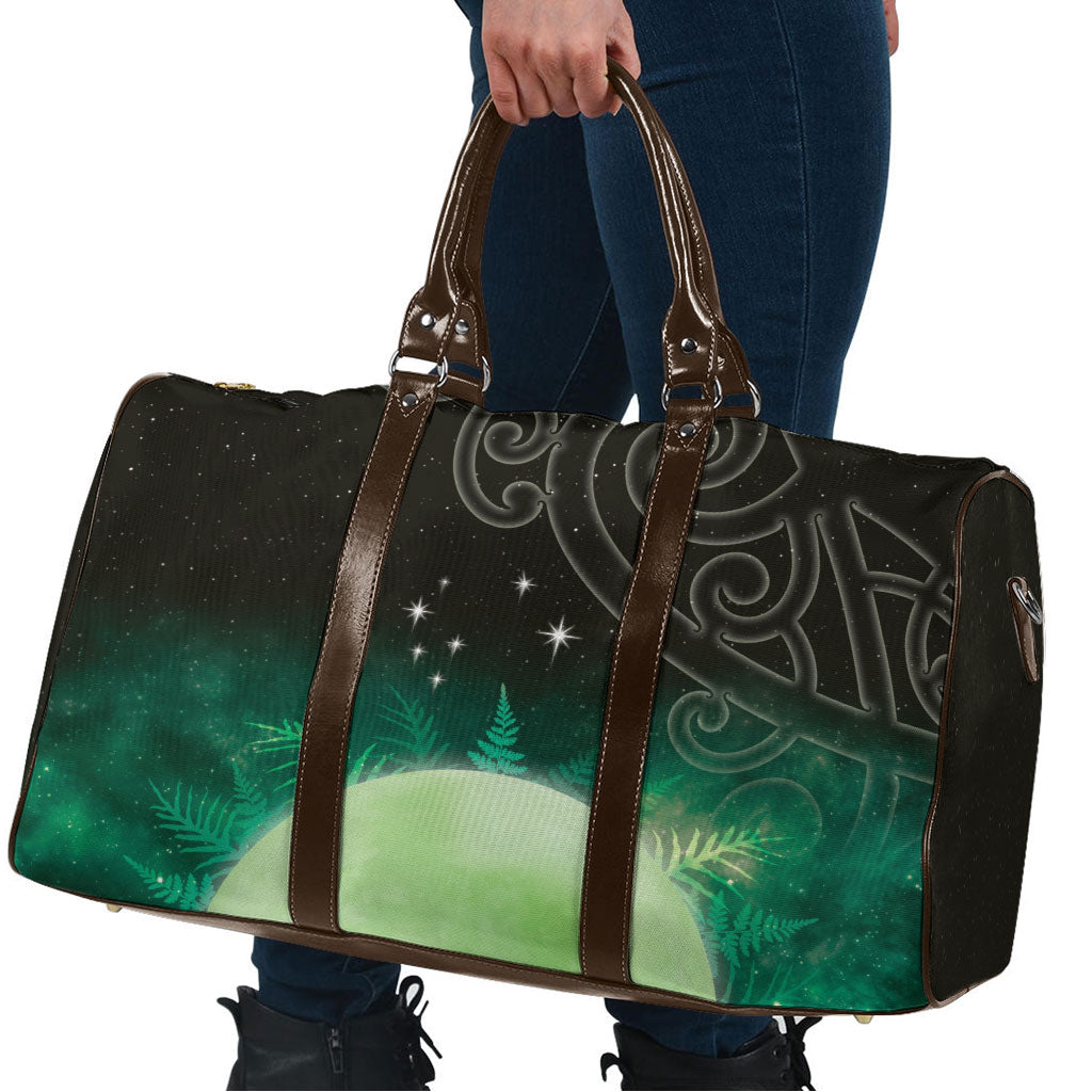 New Zealand Matariki Travel Bag Pleiades Star Cluster Green Galaxy LT05 - Polynesian Pride