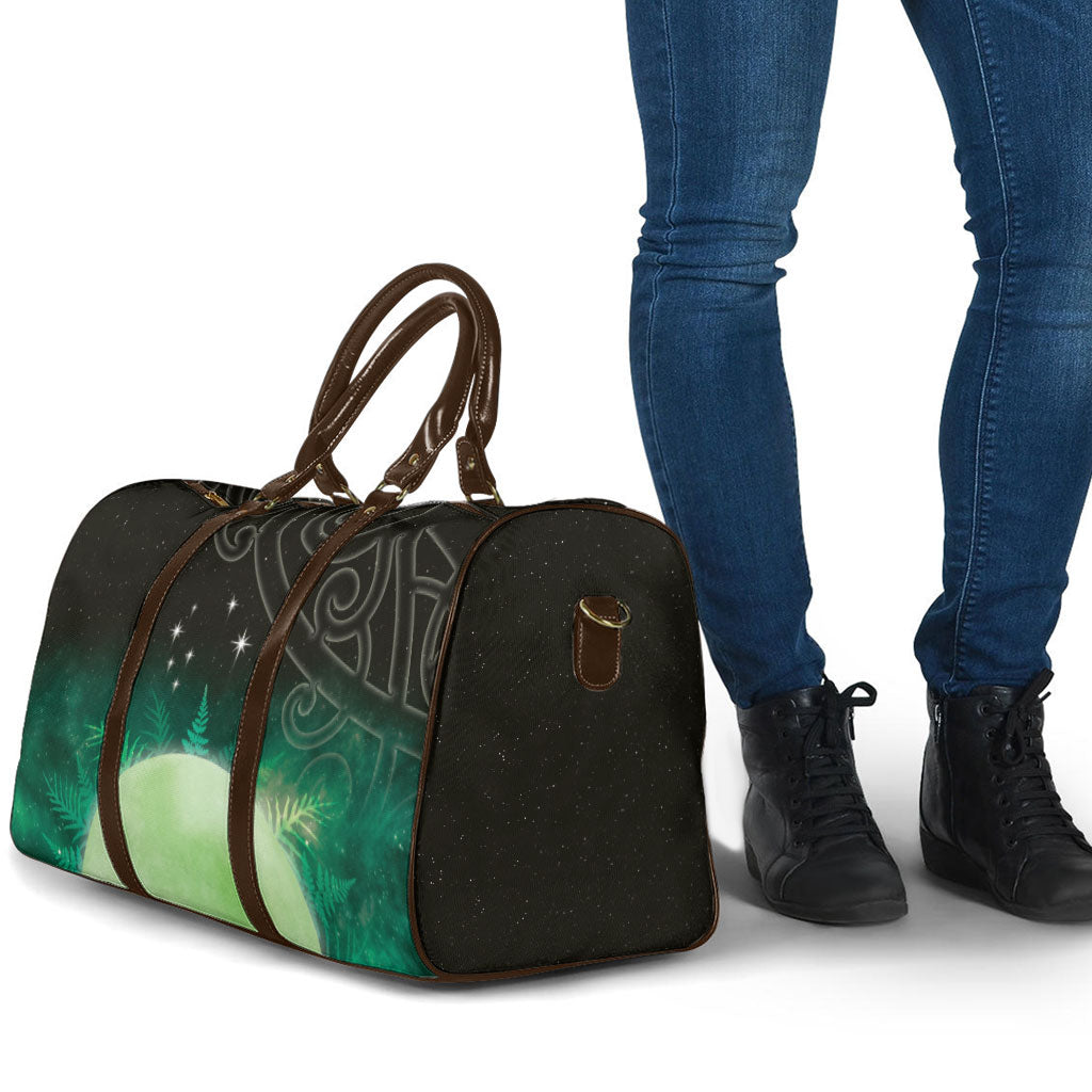 New Zealand Matariki Travel Bag Pleiades Star Cluster Green Galaxy LT05 - Polynesian Pride