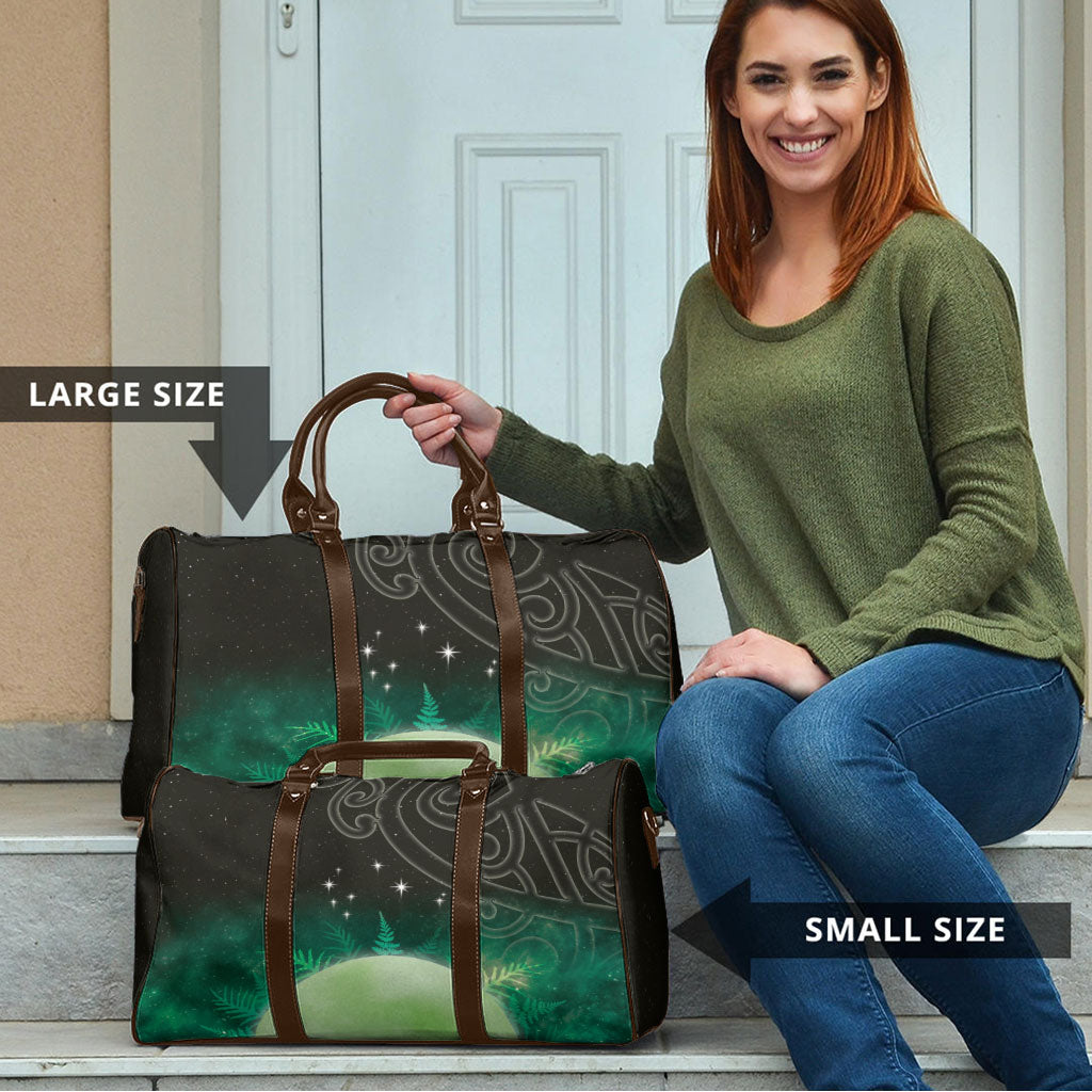 New Zealand Matariki Travel Bag Pleiades Star Cluster Green Galaxy LT05 - Polynesian Pride