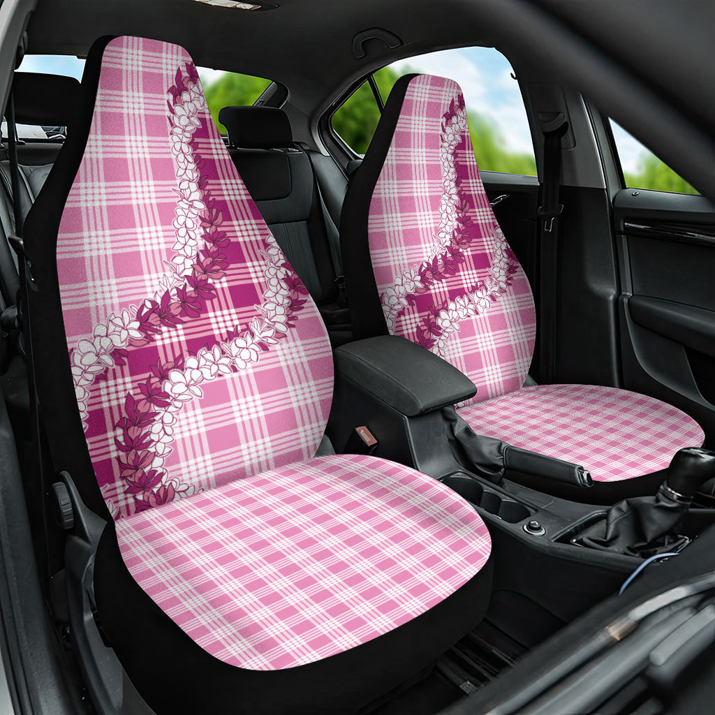 Pink Hawaii Palaka Car Seat Cover Hawaiian Honohono Lei