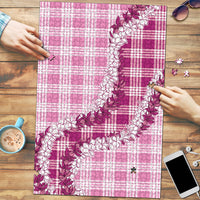 Pink Hawaii Palaka Puzzle Hawaiian Honohono Lei