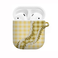 Yellow Hawaii Palaka AirPods Case Hawaiian Honohono Lei LT05 Yellow - Polynesian Pride
