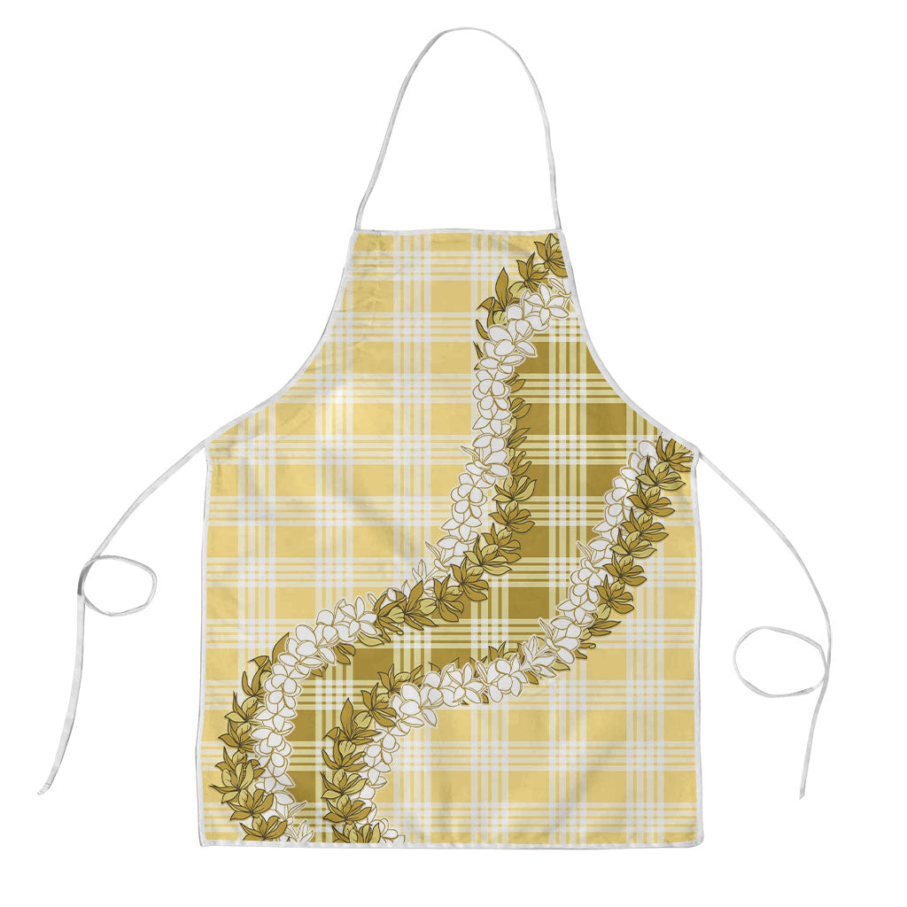 Yellow Hawaii Palaka Apron Hawaiian Honohono Lei LT05 Yellow - Polynesian Pride