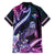 Hawaiian Monk Seal Hawaiian Shirt Kakau Tribal Pattern Violet Gradient