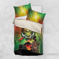 Vanuatu July 30th 1980 Bedding Set Happy Independence Day LT05 US Twin 172cm x 218cm Reggae - Polynesian Pride