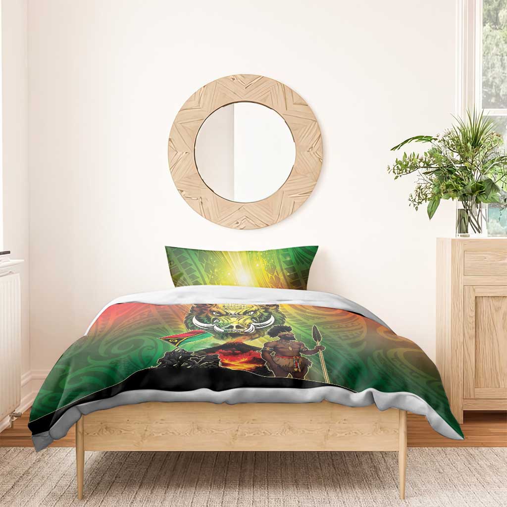 Vanuatu July 30th 1980 Bedding Set Happy Independence Day LT05 - Polynesian Pride