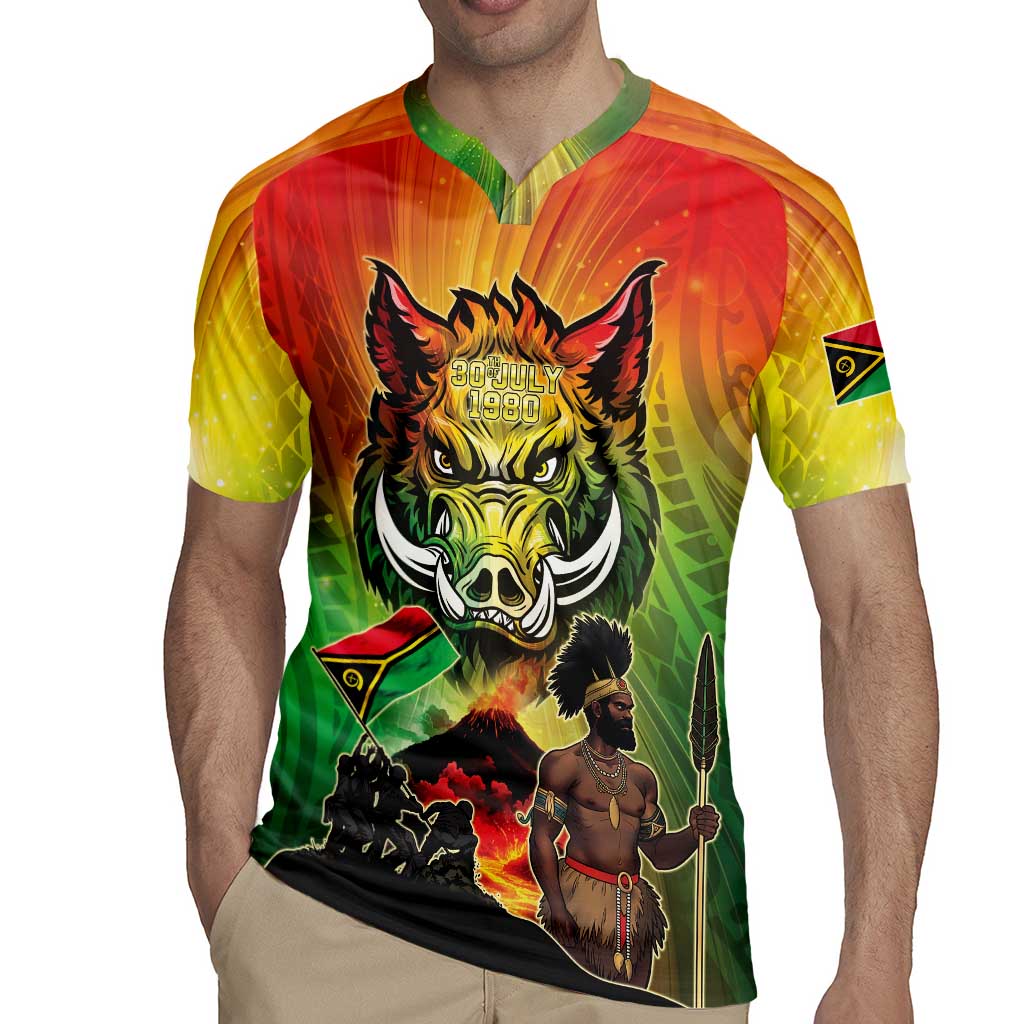 Vanuatu July 30th 1980 Rugby Jersey Happy Independence Day - Polynesian Pride
