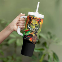 Vanuatu July 30th 1980 Tumbler With Handle Happy Independence Day LT05 - Polynesian Pride