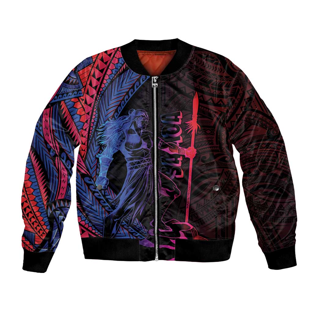 Samoan Pride Bomber Jacket The Tui Manua - Polynesian Pride