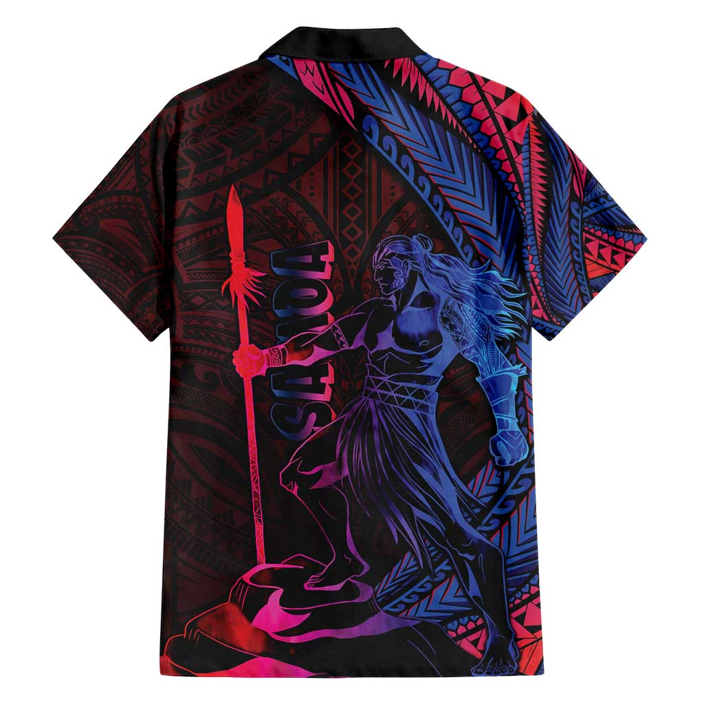 Samoan Pride Family Matching Off Shoulder Maxi Dress and Hawaiian Shirt The Tui Manua - Polynesian Pride