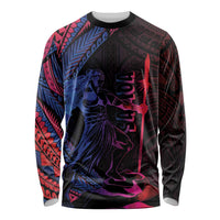Samoan Pride Long Sleeve Shirt The Tui Manua - Polynesian Pride