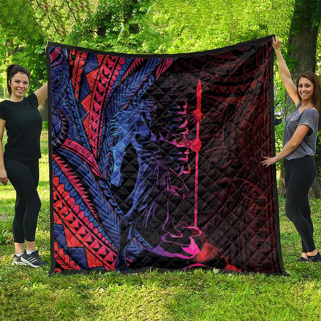 Samoan Pride Quilt The Tui Manua - Polynesian Pride