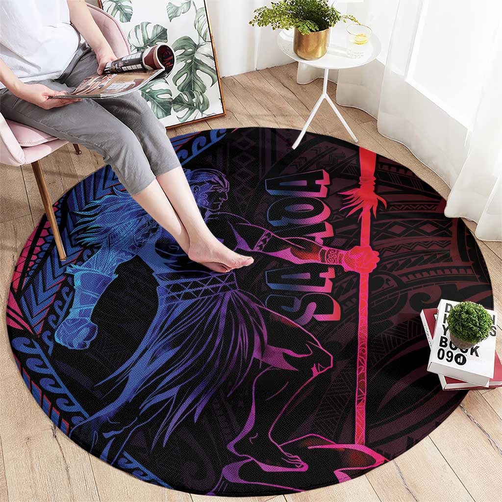 Samoan Pride Round Carpet The Tui Manua LT05 - Polynesian Pride