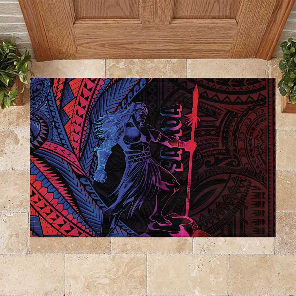 Samoan Pride Rubber Doormat The Tui Manua - Polynesian Pride
