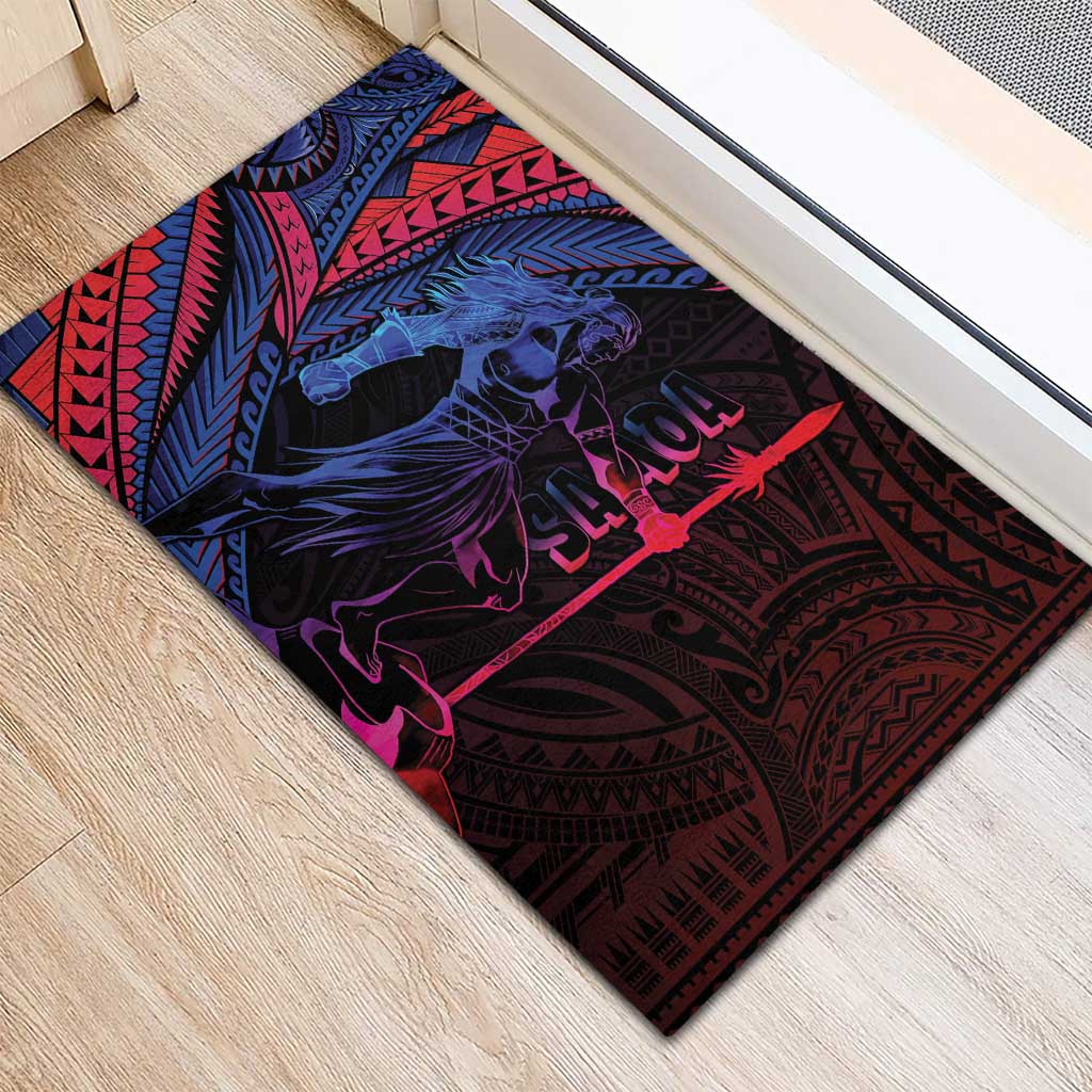 Samoan Pride Rubber Doormat The Tui Manua - Polynesian Pride