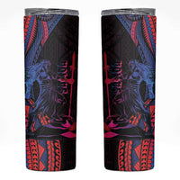 Samoan Pride Skinny Tumbler The Tui Manua LT05 Black - Polynesian Pride