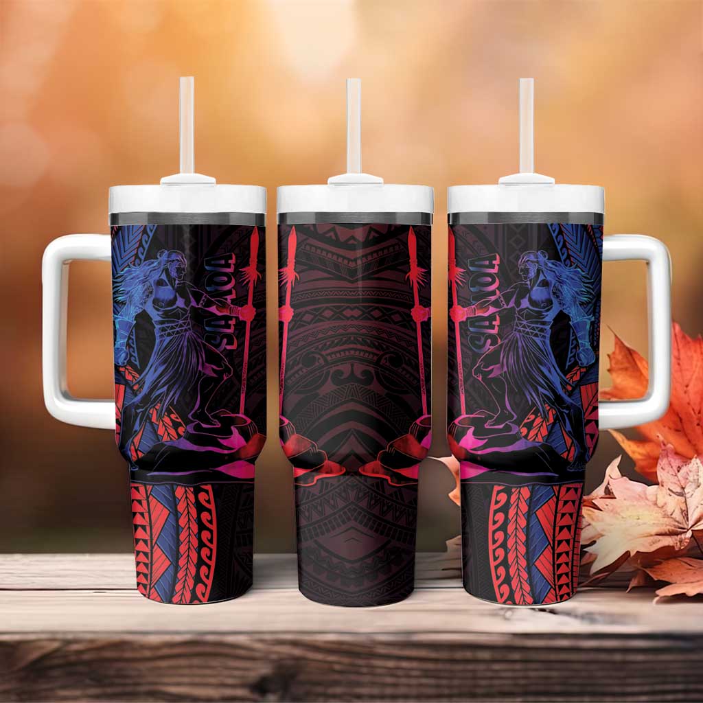 Samoan Pride Tumbler With Handle The Tui Manua LT05 - Polynesian Pride