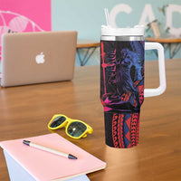 Samoan Pride Tumbler With Handle The Tui Manua LT05 - Polynesian Pride