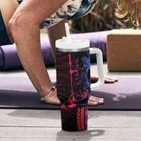 Samoan Pride Tumbler With Handle The Tui Manua LT05 - Polynesian Pride