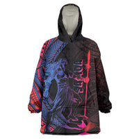Samoan Pride Wearable Blanket Hoodie The Tui Manua - Polynesian Pride