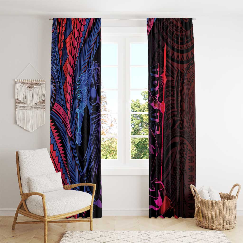 Samoan Pride Window Curtain The Tui Manua LT05 - Polynesian Pride