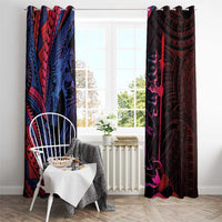Samoan Pride Window Curtain The Tui Manua LT05 - Polynesian Pride