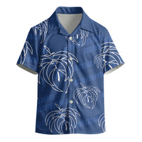 Aloha Hawaii Acacia Koa Leaves Kid Hawaiian Shirt Navy Kakau Tribal Pattern LT05 - Polynesian Pride