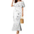 Lotu Tamaiti Samoa Mermaid Dress White Sunday Polynesian Tribal Pattern Elegant Style