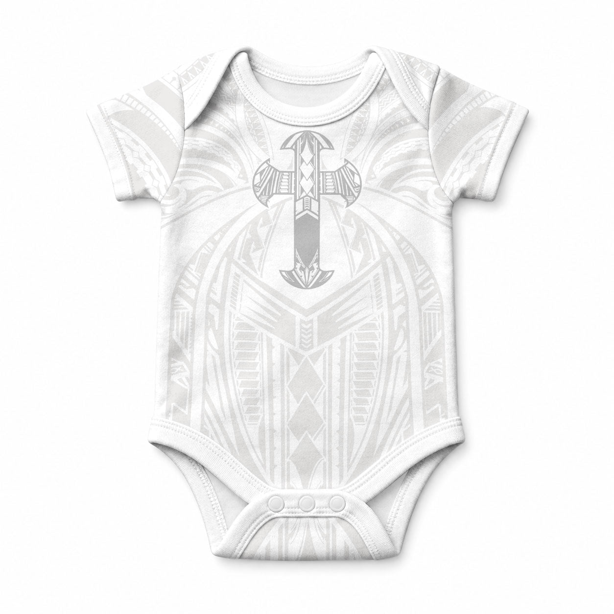 Samoa Christian Baby Onesie Rooted In Christ Polynesian Cross