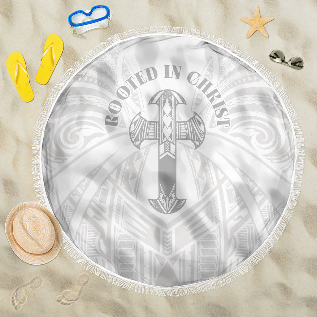 Samoa Christian Beach Blanket Rooted In Christ Polynesian Cross