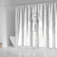 Samoa Christian Shower Curtain Rooted In Christ Polynesian Cross LT05 - Polynesian Pride