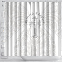 Samoa Christian Shower Curtain Rooted In Christ Polynesian Cross LT05 - Polynesian Pride