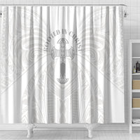 Samoa Christian Shower Curtain Rooted In Christ Polynesian Cross LT05 - Polynesian Pride