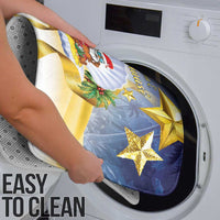 Niue Christmas Bathroom Set Seashell Santa Beach Vibes - Polynesian Pride